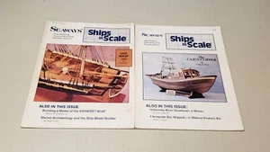 (2) TWO SEAWAYS SHIPS IN SCALE MAGAZINES. 1993 NUMBER 1 & 3  +DM+ - Picture 1 of 1
