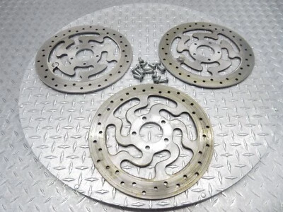 Harley Davidson Road Glide 2012 FLTRU lote de discos de rotor de freno delantero izquierdo derecho Foto 1 de 4