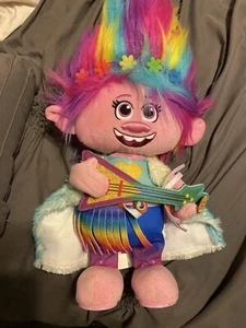 Trolls World Tour Dancing And Singing Poppy Plush Toy 16" Dream Works - Picture 1 of 2