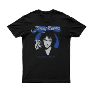 Camicia unisex vintage Jimmy Barnes Music Star cotone pesante nera tutte le taglie KN156 - Foto 1 di 7