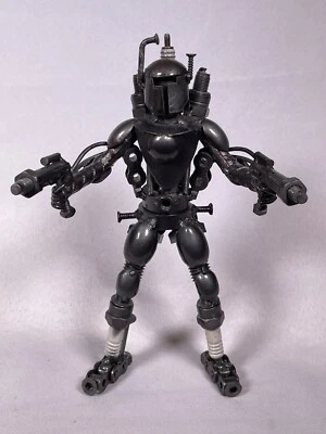 "Figura de 8"" BOBA FETT Star Wars obra de arte de chatarra reciclada" Foto 1 de 4