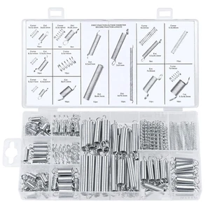 Set Di 200 Molle Assortite – Diverse Molle Di Trazione, Molle Oscillanti, Molle  - Foto 1 di 12