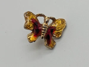 Butterfliege Anstecknadel mehrfarbig klein - Bild 1 von 5