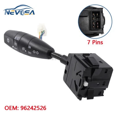 Turn Signal Headlight Switch For 1999 2000 2001 2002 Daewoo Lanos 96242526 - Image 1 of 4