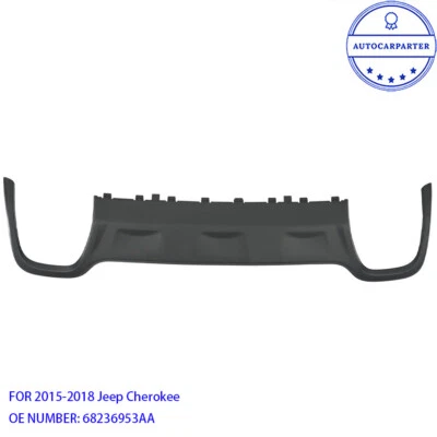 For 2015-2018 Jeep Cherokee Rear Air Dam Deflector Lower Valance Apron CH1195128 Foto 1 de 4