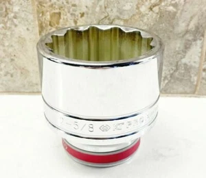 Heavy Duty 1 inch Drive 12-Pt 2-5/8 inch Standard Socket Chrome Vanadium Steel - Picture 1 of 1