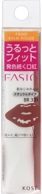 KOSE FASIO Balm Rouge BR331 Reddish Brown 2.3g - Image 1 of 4