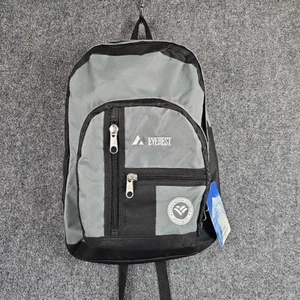 Everest NWT Black & Gray Backpack Bag Size 18"X14"X6.5 - Picture 1 of 15