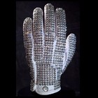 💎 HANDMADE MICHAEL JACKSON MOTOWN 25 INSPIRED WHITE CRYSTAL RHINESTONE GLOVE 💎