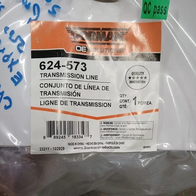 Manguera de enfriamiento superior de transmisión automática Dorman 624-573 nueva para Chevy SaVana Foto 1 de 4