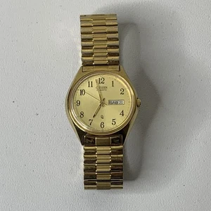 Citizen Quartz Gold Men’s Watch Water Resistant 262353. Untested - Picture 1 of 4