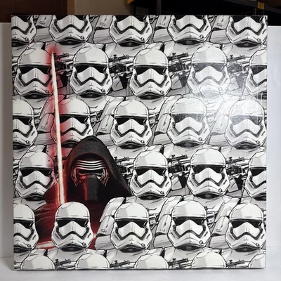 Star Wars canvas print storm trooper large 20 x 20” - Image 1 of 4