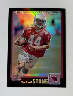 2001 Topps Chrome Michael Stone Black Refractor RC #044/100 Jersey Number Rare - Image 1 of 2