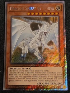 1x Dragon Spirit Of White RA04-DE265 Platinum Secret First Edition Near Mint - Bild 1 von 1