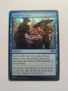 Sleight of Hand Wilds of Eldraine Foil MTG - Picture 1 of 1