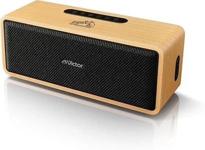 JVC Kenwood Victor SP-WS02BT Bluetooth Speaker Wood Design From Japan - Image 1 of 4