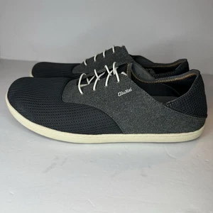 OluKai Men's Nohea Moku Dark Shadow Slip On Drop In Heel  Shoes Size 13 - Picture 1 of 10