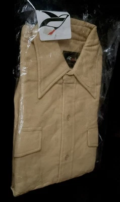 Camisa de Franela Gamuza Cabeza Roja De Colección - Para Hombre Grande Hecha en EE. UU. HECHA EN UNIÓN Foto 1 de 4