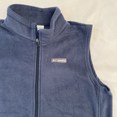 COLUMBIA Sportswear Navy Blue Fleece Vest Boys Youth Size XL(18-20)New With Tags - Image 1 of 4