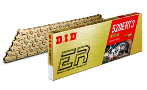 DID Racing 520ERT3 Non Sealed Chain Gold 520 X 118RB 118 Links M520ERT3118RB - Picture 1 of 3