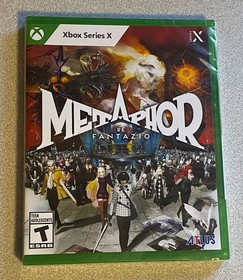 Metaphor Refantazio Xbox Series X Brand New Sealed Atlus 730865900350