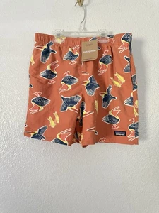 New Patagonia Big Kid Baggie’s 5in Lined Shorts Size: XL 14 - Picture 1 of 9