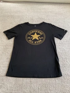 Black Youth Converse-Chuck Taylor Classic Tee-XL - Picture 1 of 10
