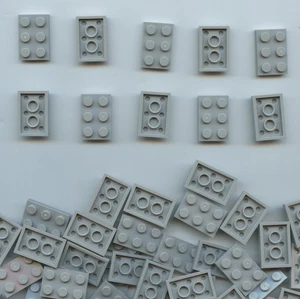 LEGO x 55 Light Bluish Gray Plate 2 x 3 bulk lot 3021 - Picture 1 of 1