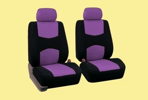 FH Group Automotive Front Car Seat Covers Flat Cloth Purple #4725 AMZ38 - Bild 1 von 3