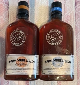 18.21 MAN MADE WASH (1) ABSOLUTE MAHOGANY (1) NOBLE OUD 18 FL OZ Each - Picture 1 of 2