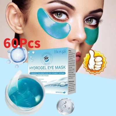 60pcs Under Eye Hydrogel Hyaluronic & Retinol Mask Patches Dark Circle W rinkle  - Image 1 of 4