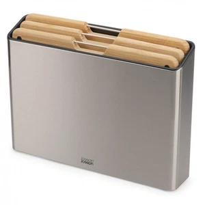 Joseph Joseph Folio™ Set di 3 Tagliere in Acciaio e Bambù - Foto 1 di 6
