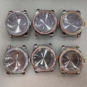 Stainless Steel Case Dense Base Sapphire Glass Watch Case for NH35/NH36 Movement - Picture 1 of 13