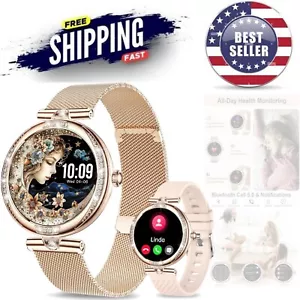 Versatile 1.1" Smart Watch for Women: Fitness Tracker & Call Notifications - Picture 1 of 9