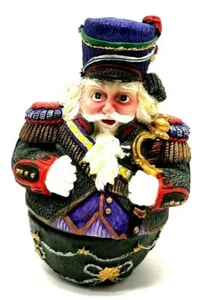 1996 drehbarer musikalischer Nussknacker handbemalt Poly Stein Freude an der Welt (G11) - Bild 1 von 5