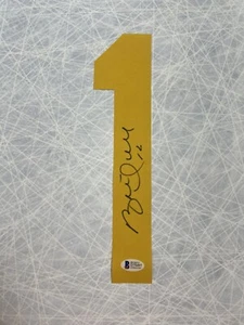 Brett Hull Signed Number 1 Beckett Certified St Louis Blues - Picture 1 of 2