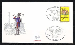 Germany 1978 event cover Postman,coach,Frankfurt am Main,Postal History,Naposta - Picture 1 of 1
