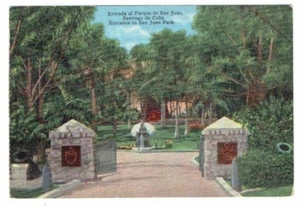 San Juan Park Eingangstor Zaun Leinen #Postkarte - Bild 1 von 2