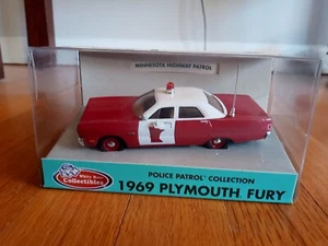 White Rose Druckguss 1969 Plymouth Fury Minnesota Highway Patrol - Bild 1 von 7