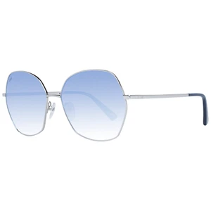 Occhiali da sole web donna sunglasses firmati ovali lenti blu oversize grandi - Imagen 1 de 3