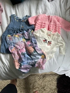 Bundle Baby Girl Clothes Up To 6 Months. Next, Angel & Rocket Etc - Picture 1 of 12