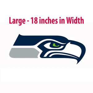 Seattle Seahawks Aufkleber NEU "18 x 8" großes Cornhole - Indoor/Outdoor - Bild 1 von 1
