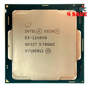 Intel Xeon E3-1240 V6 3.70GHz 4-Core 8MB LGA1151 Server CPU Processor SR327 72W - Picture 1 of 1
