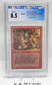 MTG - Revised - Stone Giant - Graded - CGC 8.5 - Vintage - Picture 1 of 5