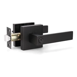 Heavy Duty Privacy Bathroom Lever Lock Set for Interior Door Bedroom Door Han... - Picture 1 of 7