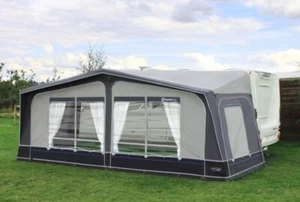 Camptech Savanna DL Vollsaison Wohnwagen Vorzelt Größe 13 (950-975cm) - Bild 1 von 1