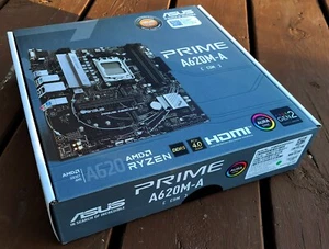 Carte mère de bureau Asus A520M-C II/CSM - Chipset AMD - Socket AM4 - Micro ATX - Photo 1/1