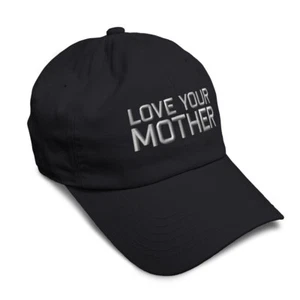 Soft Women Baseball Cap Love Your Mother Embroidery Dad Hats for Men - Picture 1 of 55