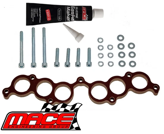 MACE 12MM UPPER MANIFOLD INSULATOR KIT FOR HOLDEN COMMODORE VL RB30ET 3.0L I6 - image 1 of 1