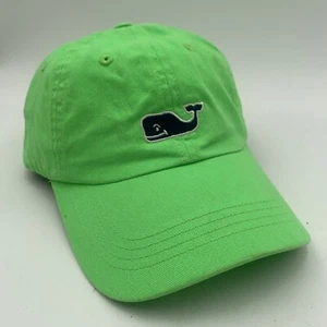 Vineyard Vines Adult Hat Bright Green Blue Whale Adjustable By Shep & Ian - Picture 1 of 7